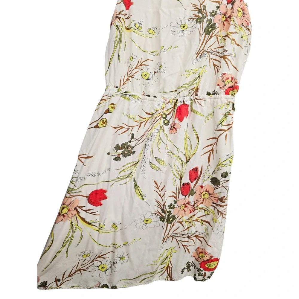 Old Navy Floral Sundress Size M Elastic Waist‎ Cottagecore Boho Casual Summer